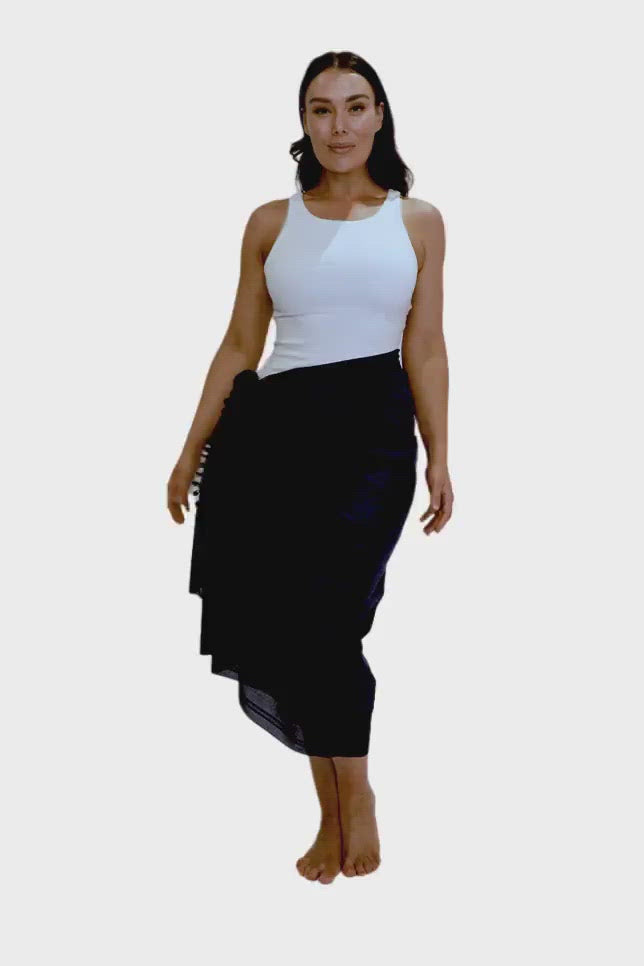 black cotton sarong australia