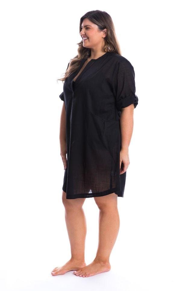 black beach cover up