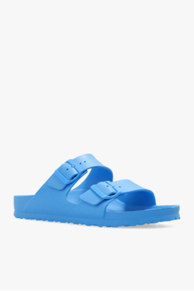 sky blue arizona birkenstocks