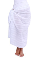 white cotton sarong