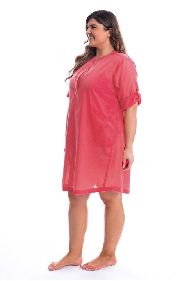 womens pink cotton cover up
